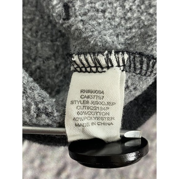 Billabong Charcoal Heather Gray Button Up Hooded Jacket Women's Size S Pockets - Picture 4 of 14